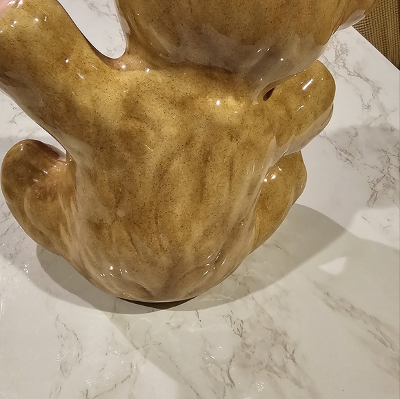 Ceramic teddy bear figurine - Picture 3 of 5